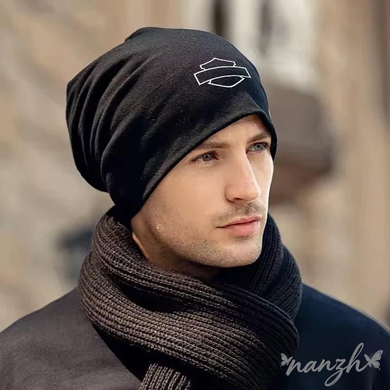 Casual Unisex Beanie Hat Men Hip Hop Cap Fleece-lined Hats For Harley Davidson Electra Glide Ultra Classic 1250 PA 1250S PA1250