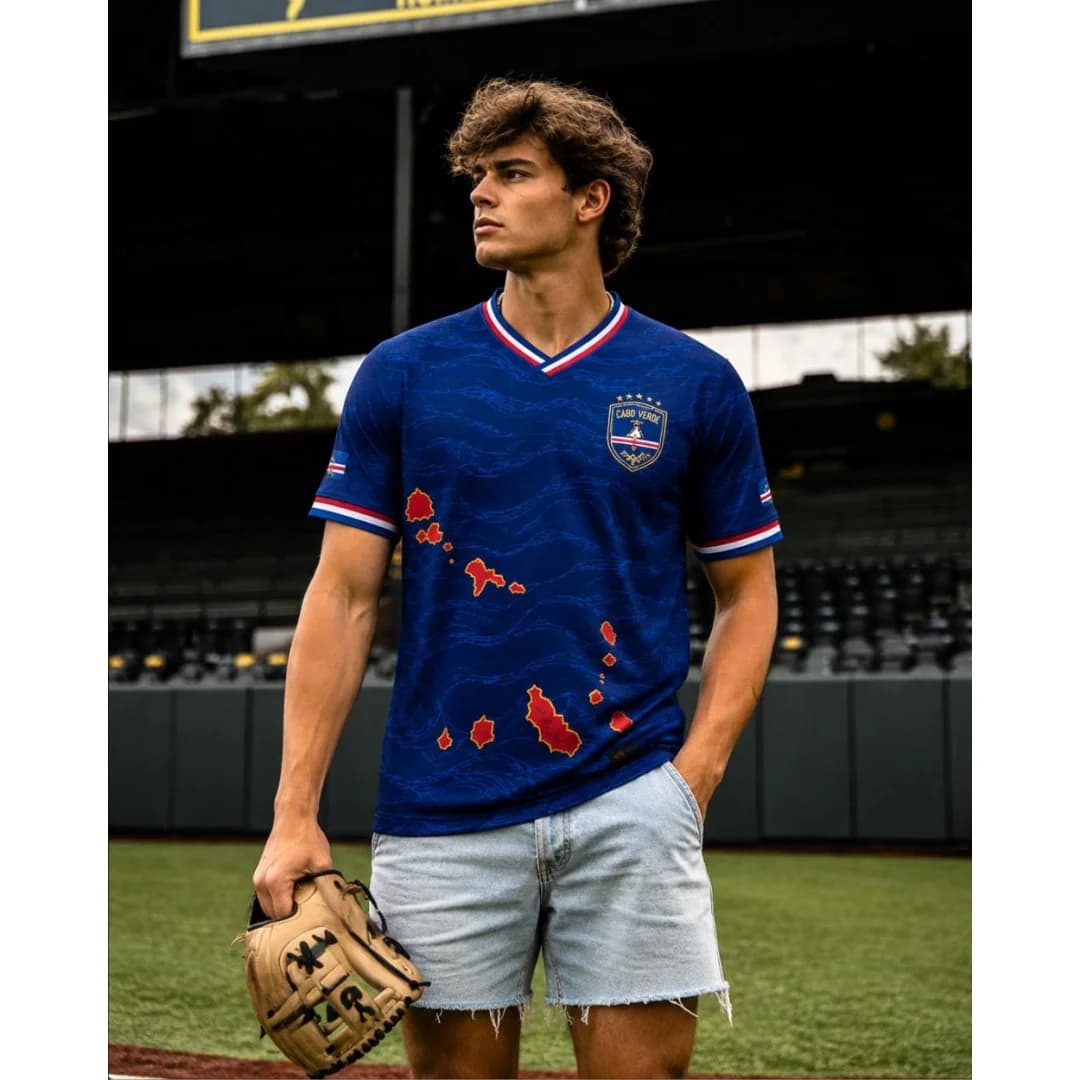 2026 Cape Verde Soccer Jersey Match Training Kit Summer Sports Quick-Dry Men's T-Shirt Children's Clothing Tee Y2k Woman