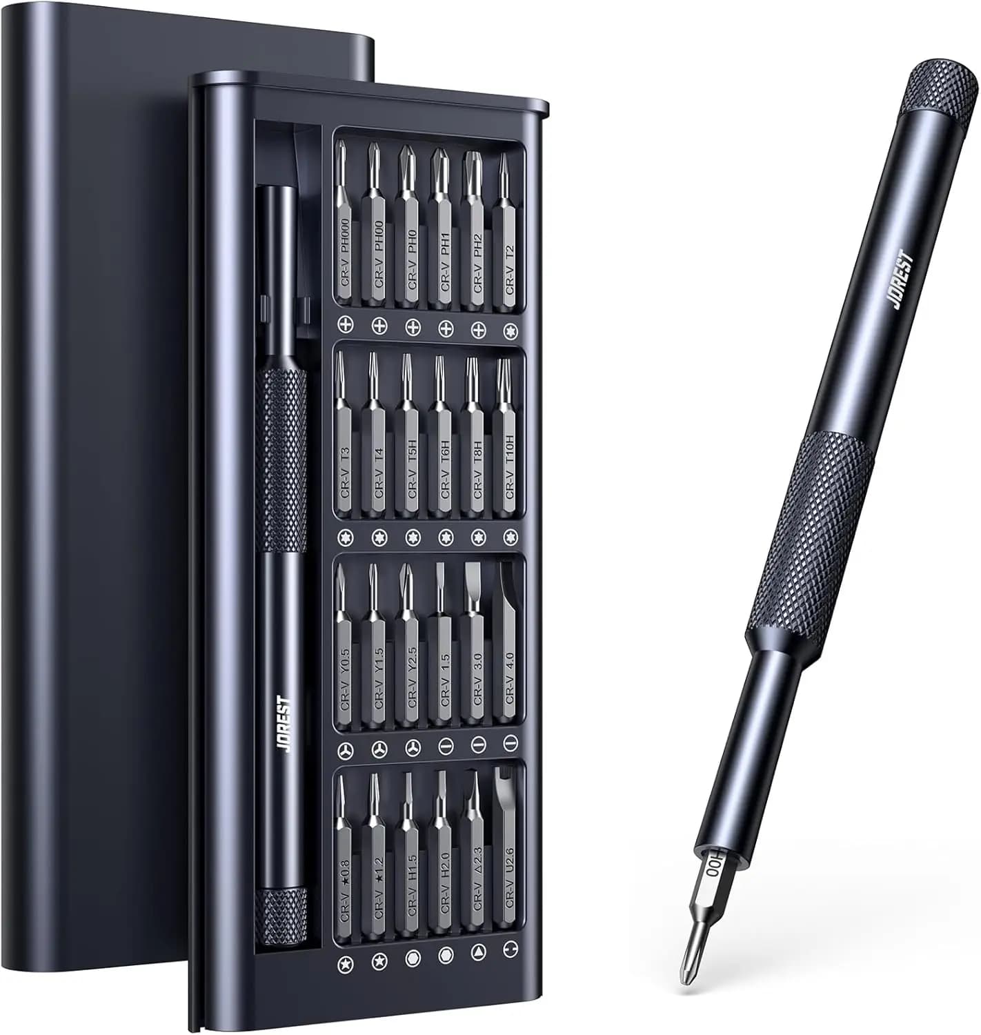 Set di cacciaviti di precisione 25 in 1, mini kit di strumenti per riparazioni con Torx per Macbook, computer, laptop, iPhone, PS5, Xbox, Switch, occhiali, orologio, elettronica, piccolo gadget regalo per uomo