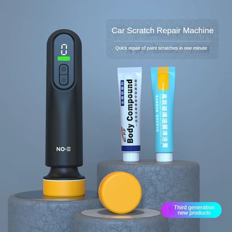 Wireless Car Polisher & Waxer 3 in 1 Sanding Machine Paint Scratch Repair for Windshield Oil Film Removal