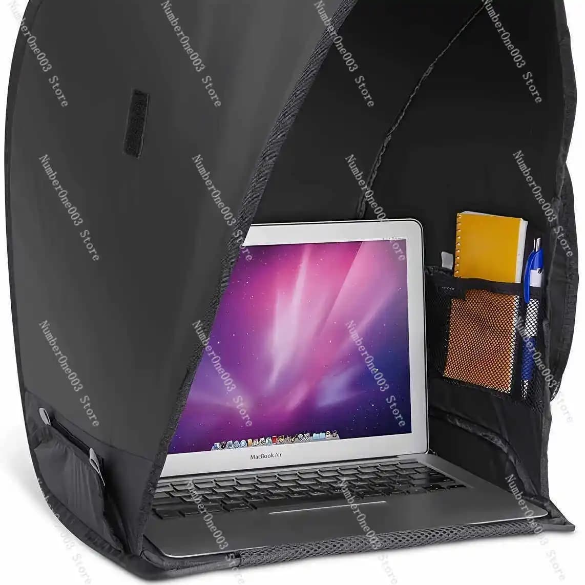 Parasole per Laptop - Pieghevole 17 Pollici, Protezione da Sole, Pioggia, Sabbia, Vento e Neve per Fotografia all'Aperto