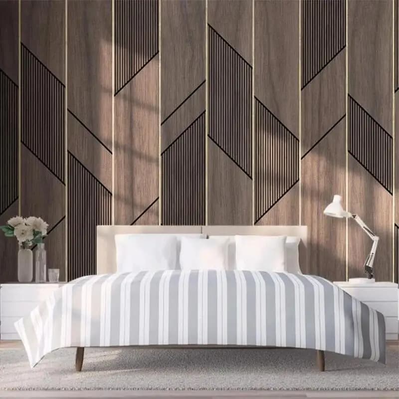 Carta da parati murale con foto personalizzata moderna 3D linee geometriche astratte modello sfondo della parete per soggiorno camera da letto decorazioni per la casa