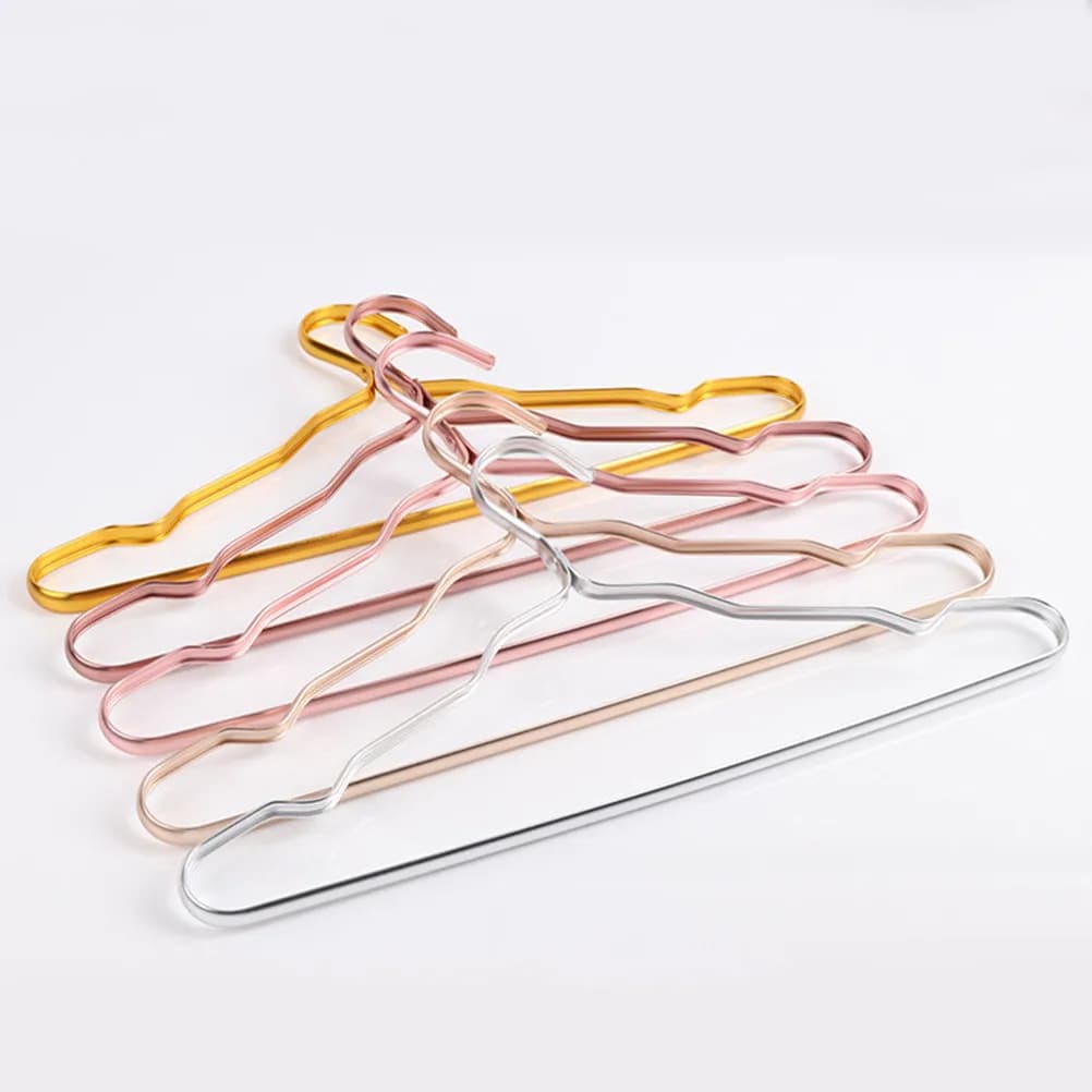 Appendiabiti in Metallo Antiscivolo Senza Tracce per Armadio Domestico, Rastrelliere Appendiabiti alla Moda