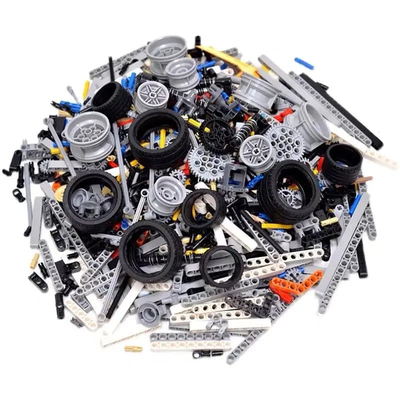 NUOVO 1Kg Blocchi Tecnici Parti Accessori Perni Asse Connettore Ingranaggi Fascio Ruote Parti di Dimensioni Multiple Blocchi di Costruzione Per Bambini Giocattoli