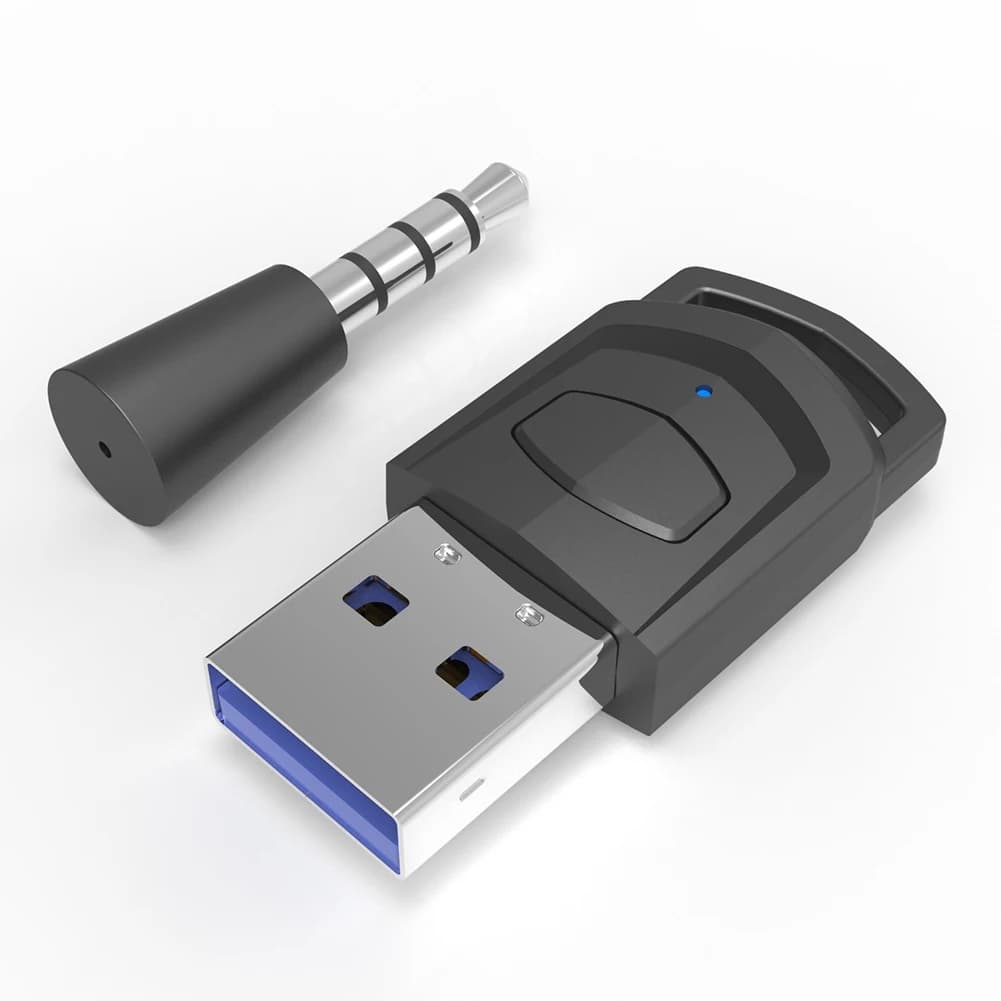 Adattatore audio wireless per giochi USB per Sony PS5/PS4/PC/Switch Console Cuffie da gioco Ricevitore audio BT per accessori Playstation5