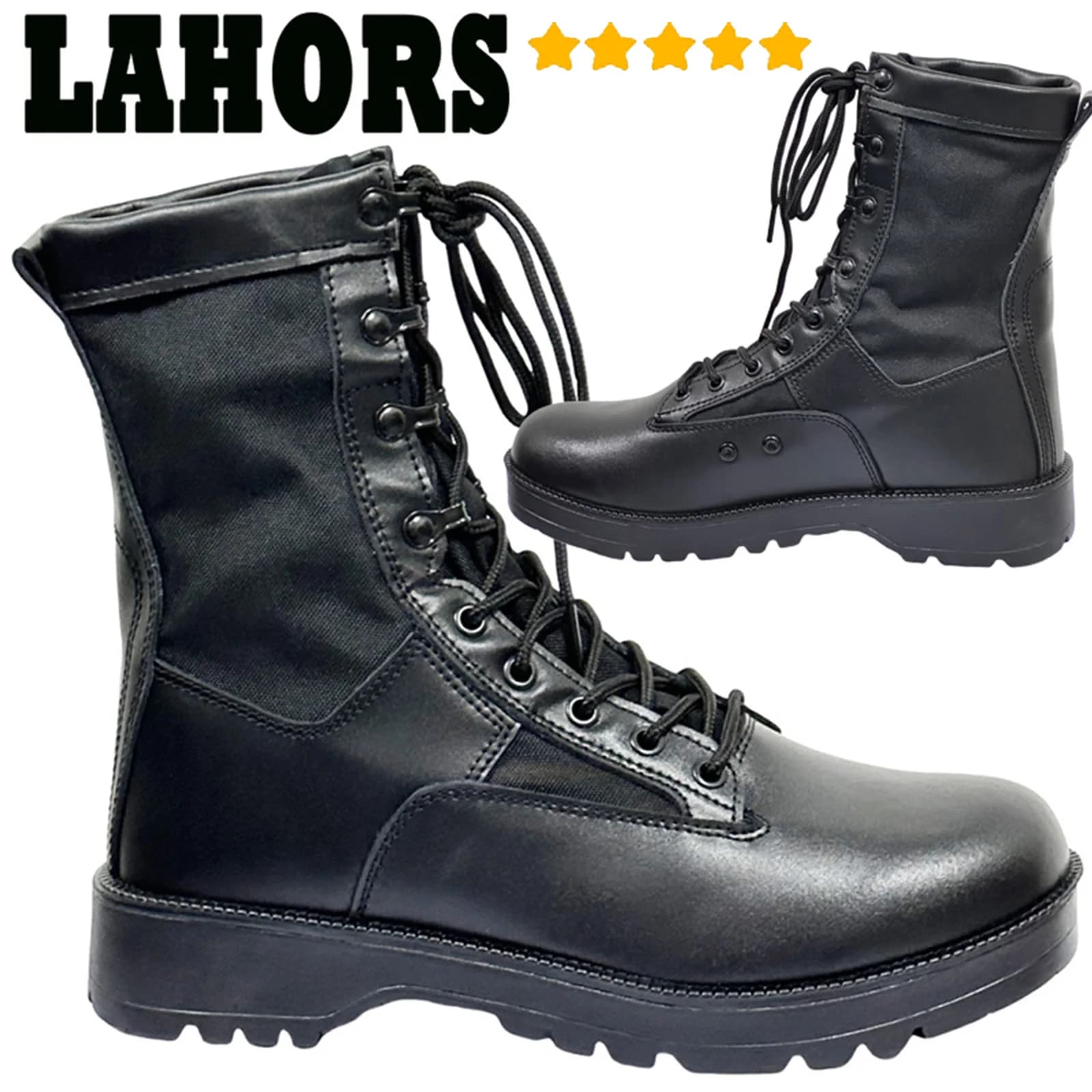 LAHORS 2024 Stivali tattici da combattimento da uomo traspiranti Scarpe da trekking all'aperto impermeabili Stivali da deserto Stivaletti maschili traspiranti