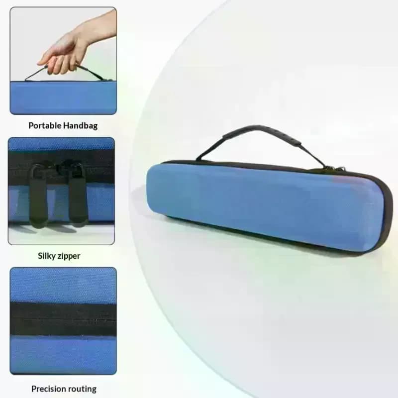 Borsa Portatile in EVA per Piastra per Capelli, Ferro Arricciacapelli e Bigodini, Custodia Impermeabile per Trasporto e Organizzazione Strumenti per Capelli