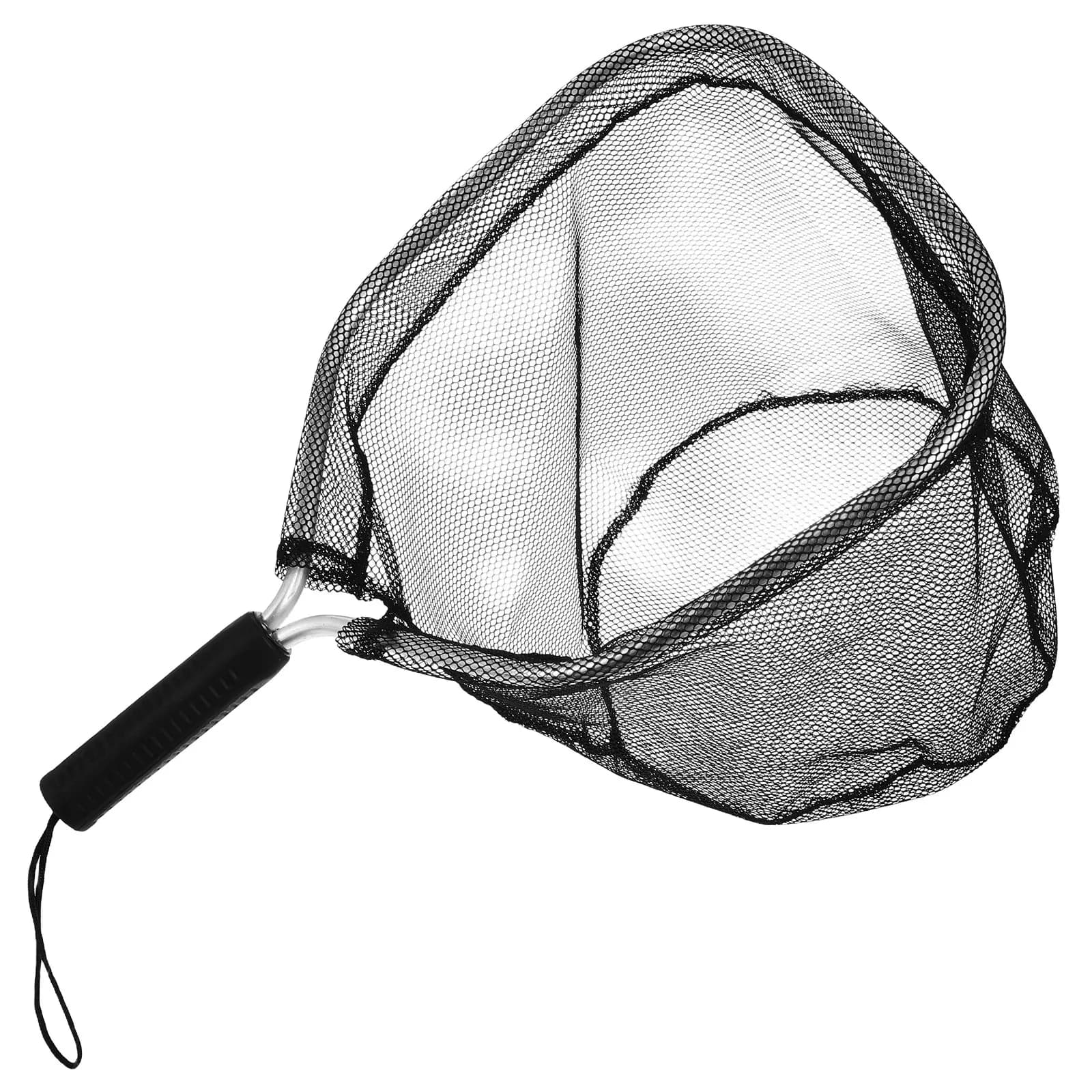 Portable Floating Fishing Net Fine Mesh Landing Net for Small Fish Shrimp Crab Stream Pond Kayak Boat