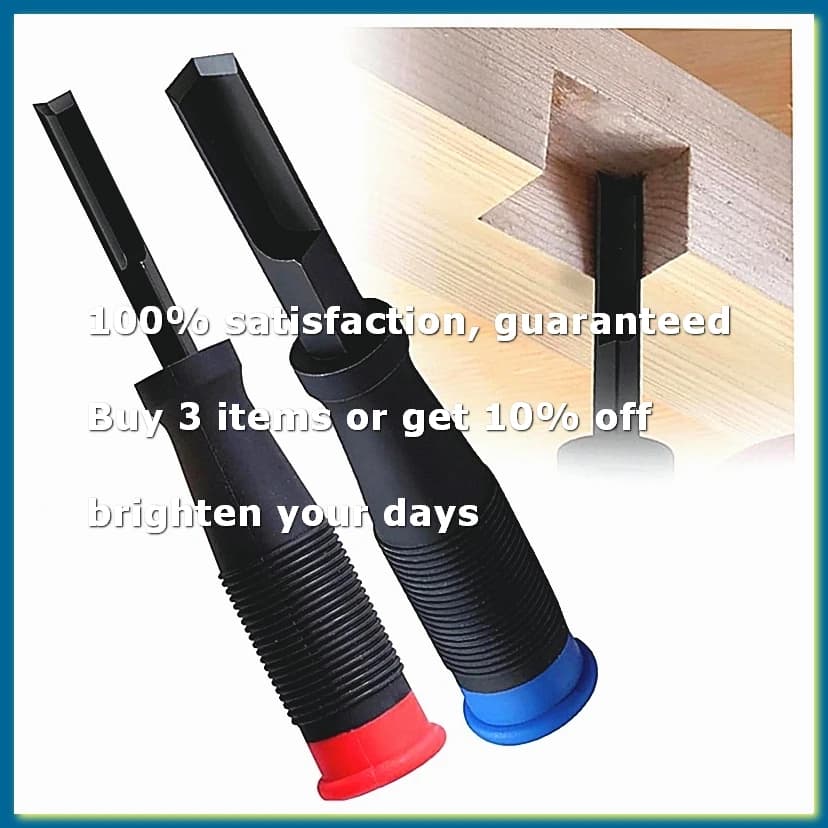 90° Square Mortise Chisel Hinge Recess Tool, 2 Pcs Corner Chisel for Cutting Square Mortised Door