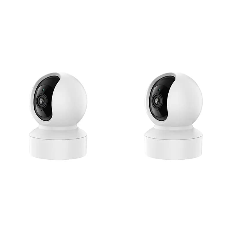N75R-2X Telecamera IP Mini Wireless Smart Tuya 2MP, Archiviazione Cloud, HD 1080P, Wi-Fi, Sorveglianza Interna, Visione Notturna, Spina EU