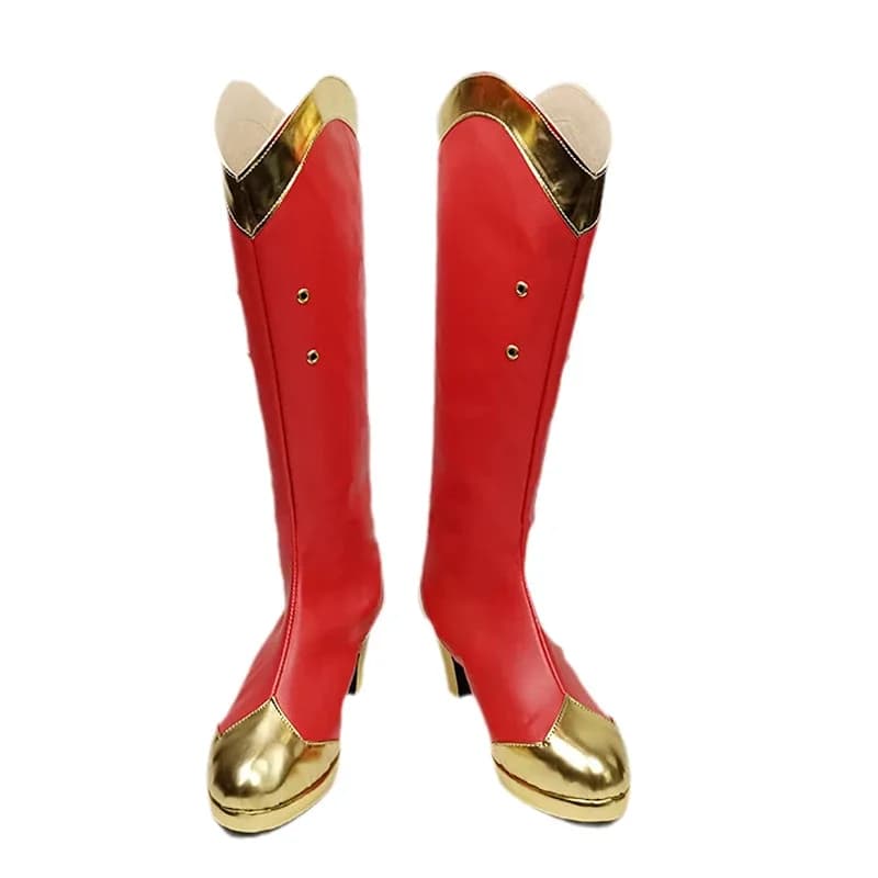 Gioco Anime LOL Scorn of the Moon Diana Cosplay Scarpe da donna Stivali Puntelli Accessori per feste di Halloween Personalizzazione Cheap6;d'3, h'7