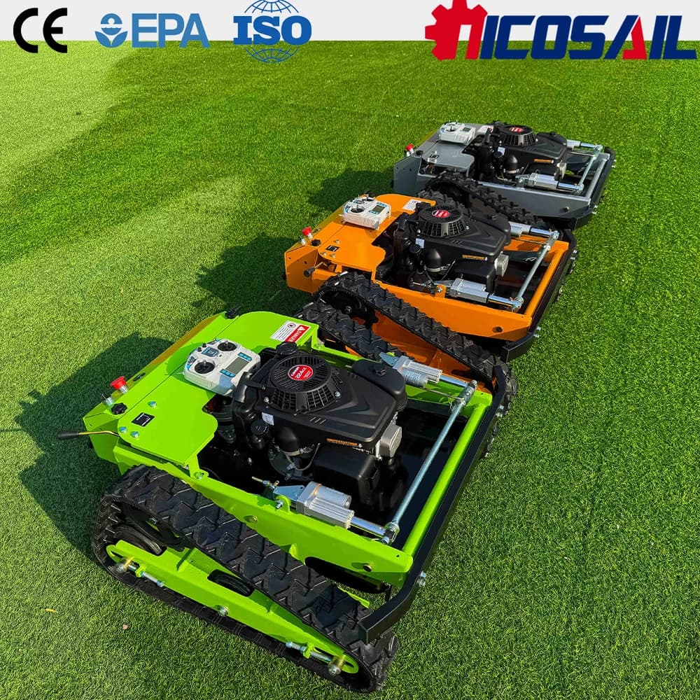 540mm Mini Lawn Mower CE Approved One-key Control for Slope Garden Lawn Maintenance