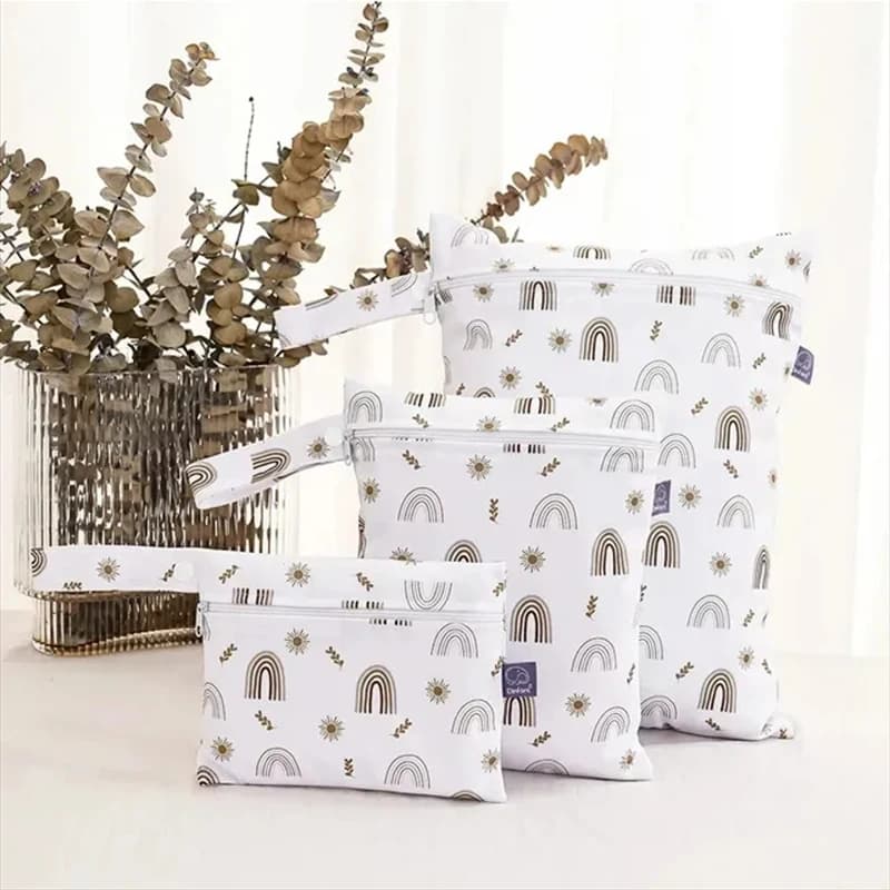 Borsa per cosmetici da viaggio da 3 pezzi Borsa per pannolini impermeabile Borsa di stoccaggio portatile Borsa per yoga Borsa per biancheria da nuoto