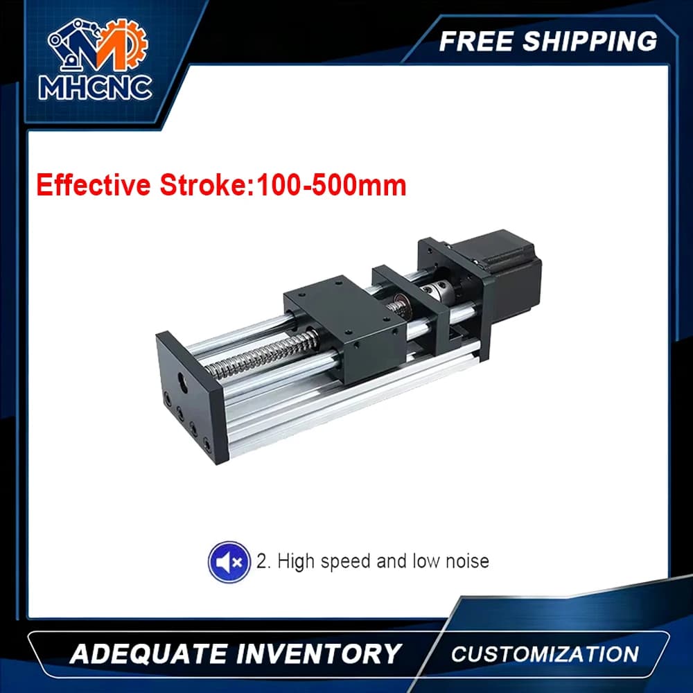 Good Price MHCNC CNC GGP1605 GGP1610 Linear Guide Stage Rail Motion With Nema23 56mm for SFU1605 1610 for 3D Printer XYZ