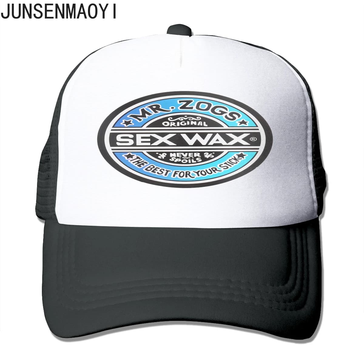 Mr Zogs Surfing Sex Wax White Cool 872 Baseball Cap Trucker Hats Caps For Boy Man Women's Bucket Hat Parent-child Sun Hat