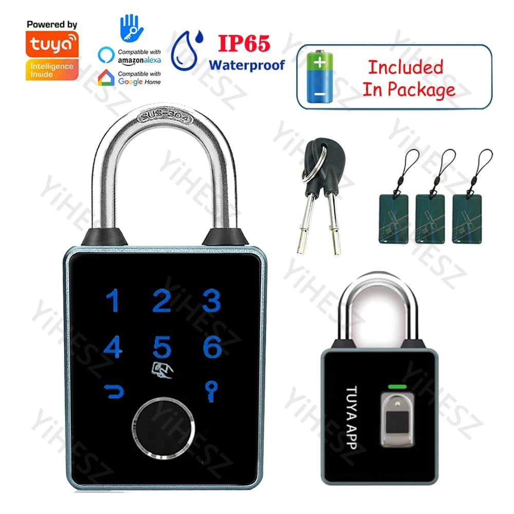 Tuya TTLOCK Lucchetto intelligente Controllo APP Password impermeabile Scheda IC RFID Bluetooth Borsa per bagagli antifurto Serratura elettronica