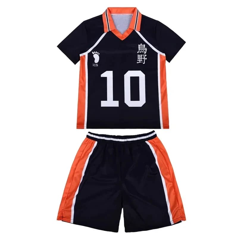 ♛ 2026 ♛ Completo Sportivo da Pallavolo per Club di Liceo, Maglia e Pantaloncini Hinata Shyouyou Kageyama, Set per Cosplay Halloween ❤