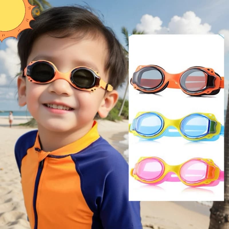 Children's Swimwear 36 Dee, High Definition, Waterproof, Anti-fog, for Boys and Girls, Diving Equipment for 8-0 Years