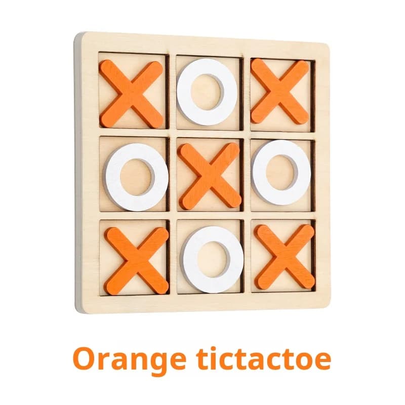 Link per bambini XO Tic-tac-toe per vedere il gioco di puzzle a due giocatori versus gioco da tavolo interattivo genitore-figlio