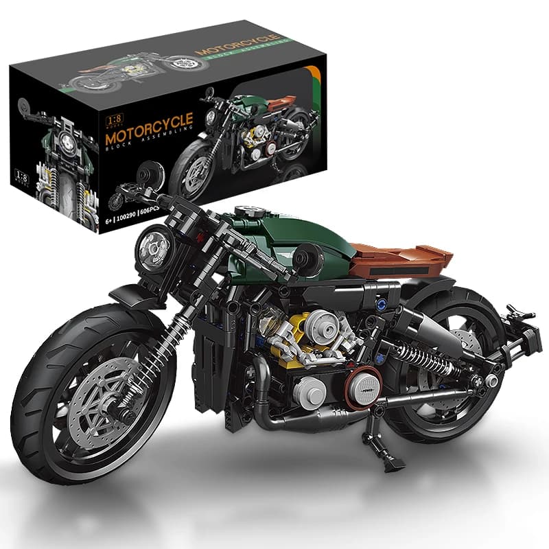 Classico 1:8 Super Moto Mattoni da Costruzione Set City Racer Moto Blocchi Tecnici Giocattoli Regali per Bambini Ragazzi Adulti 600 + pezzi