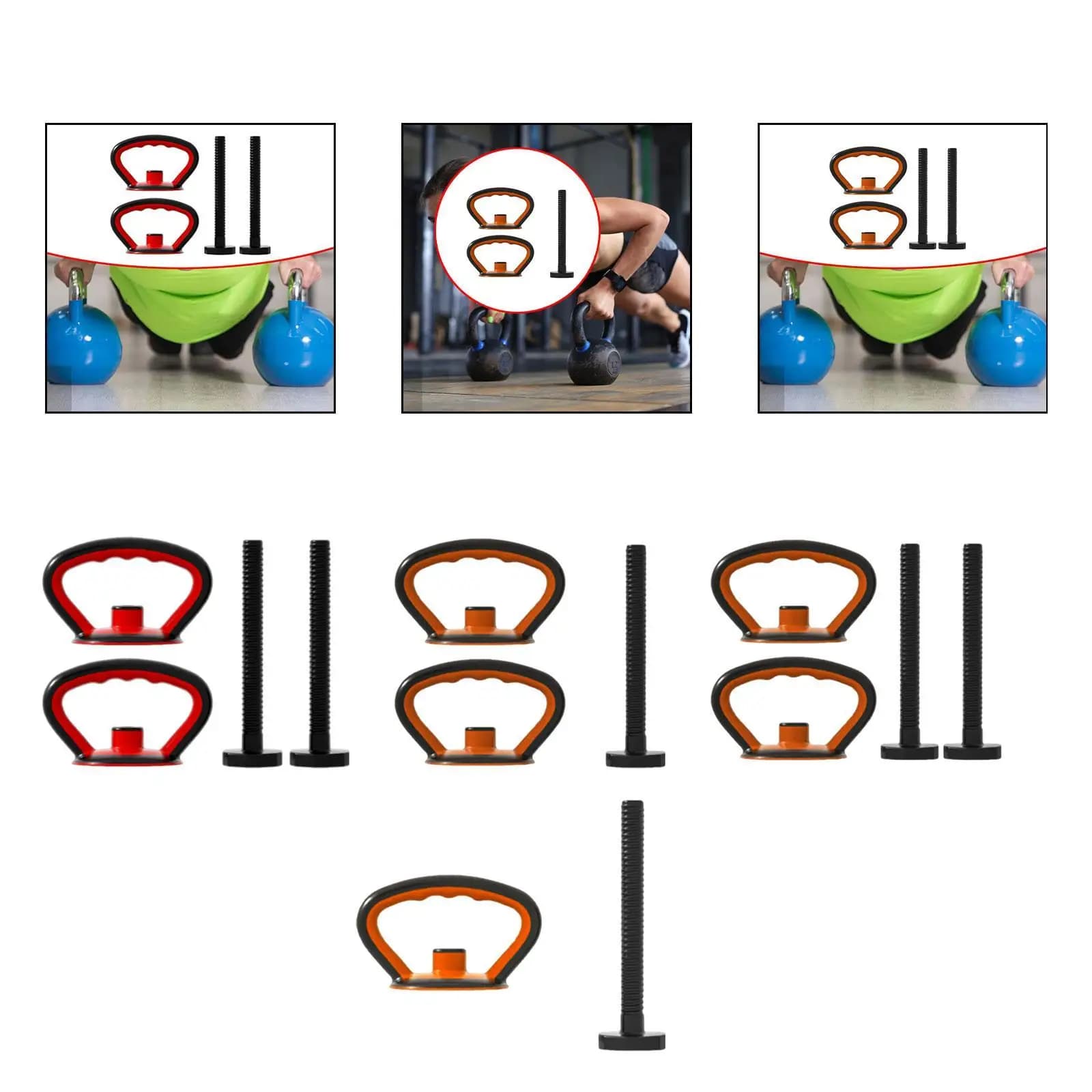 Handle for Kettlebell Handle for Handlebars Multifunctional Handle for Strength Training Bell Grip for Sports Kettle Bag for Indoor Gymnastics Outdoor Training