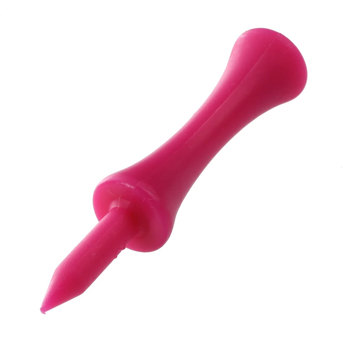 100 pezzi di tee da golf con rivestimento rosa acceso T SN006 60MM