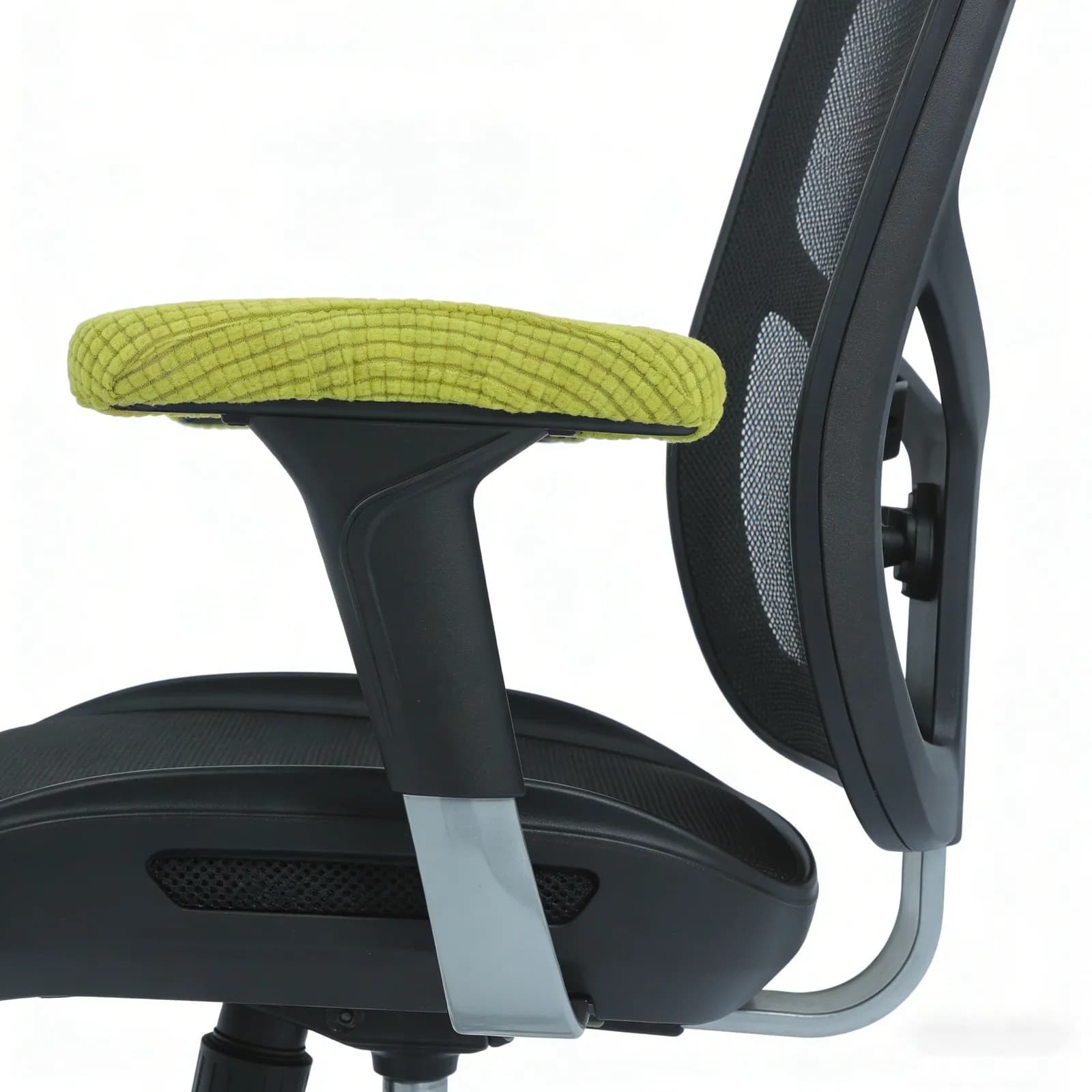 1 paio di copri braccioli per sedia da ufficio, protettori per braccioli in tessuto jacquard elasticizzato, rimovibili e lavabili, per computer da scrivania e da gioco