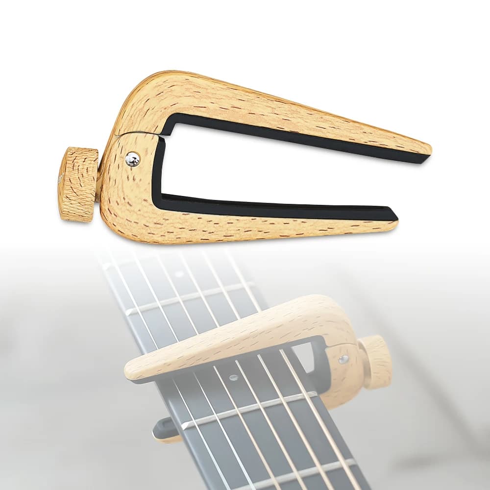 Capotasto in Lega Metallica Regolabile per Chitarra Classica, Acustica, Elettrica, Ukulele e Strumenti a Corda Universali