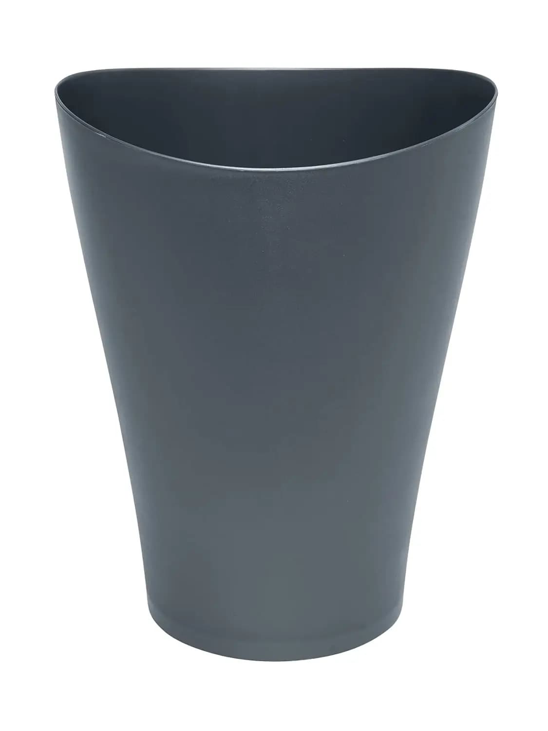 Cestino per Rifiuti Rubbermaid Spa Works per Casa/Bagno/Ufficio, Piccolo, 2,25 Galloni, in Plastica Blu Canna di Fucile, per Casa/Cucina/Garage/Lavanderia