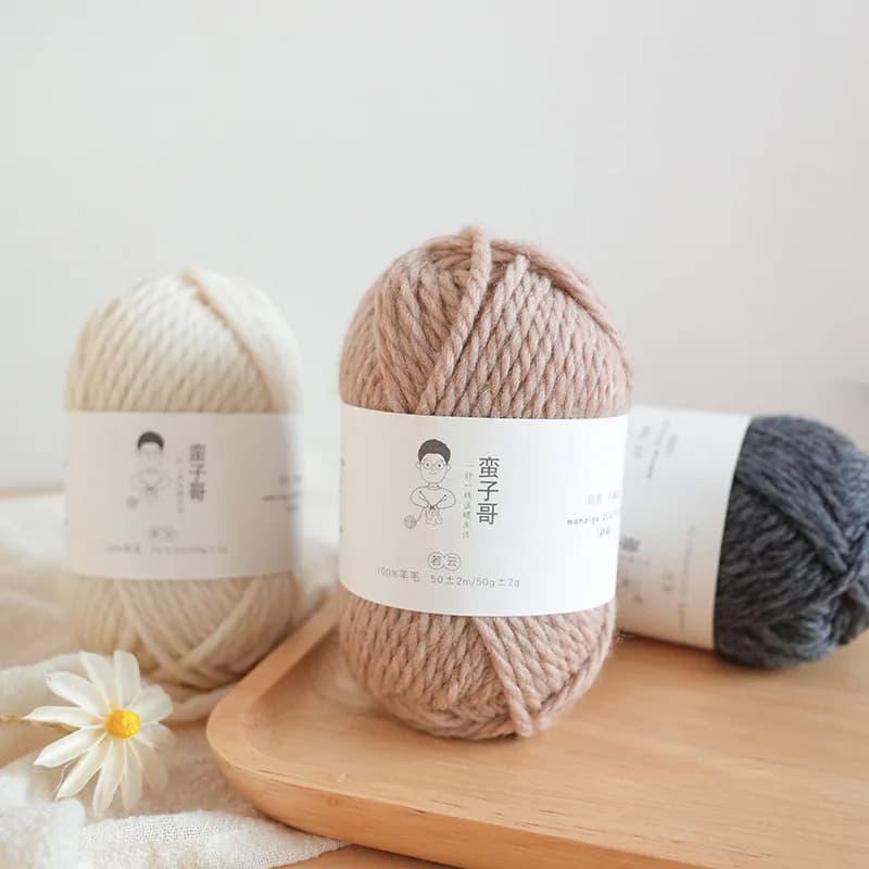 50 g/palla 100% puro filato di cashmere caldo colorato filato spesso lana di alpaca lavoro a mano caldo maglione cappello sciarpa lavorata a maglia supersoft