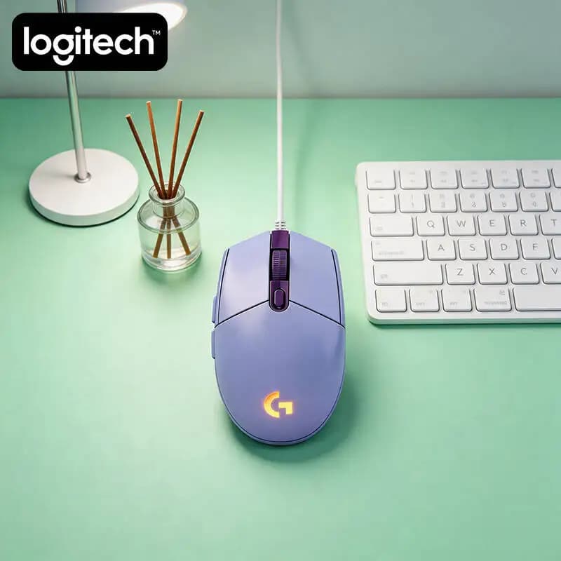 Mouse da Gaming Logitech G102, Durata 20 Milioni di Click, Polling a 1000Hz, 6 Pulsanti Programmabili per FPS Competitive