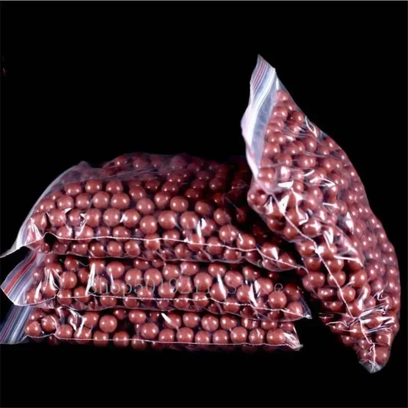 Palline di fango dure da 8-10 mm per pratica con fionda, adatte per la caccia all'aperto, ecologiche e utilizzabili con fionde.