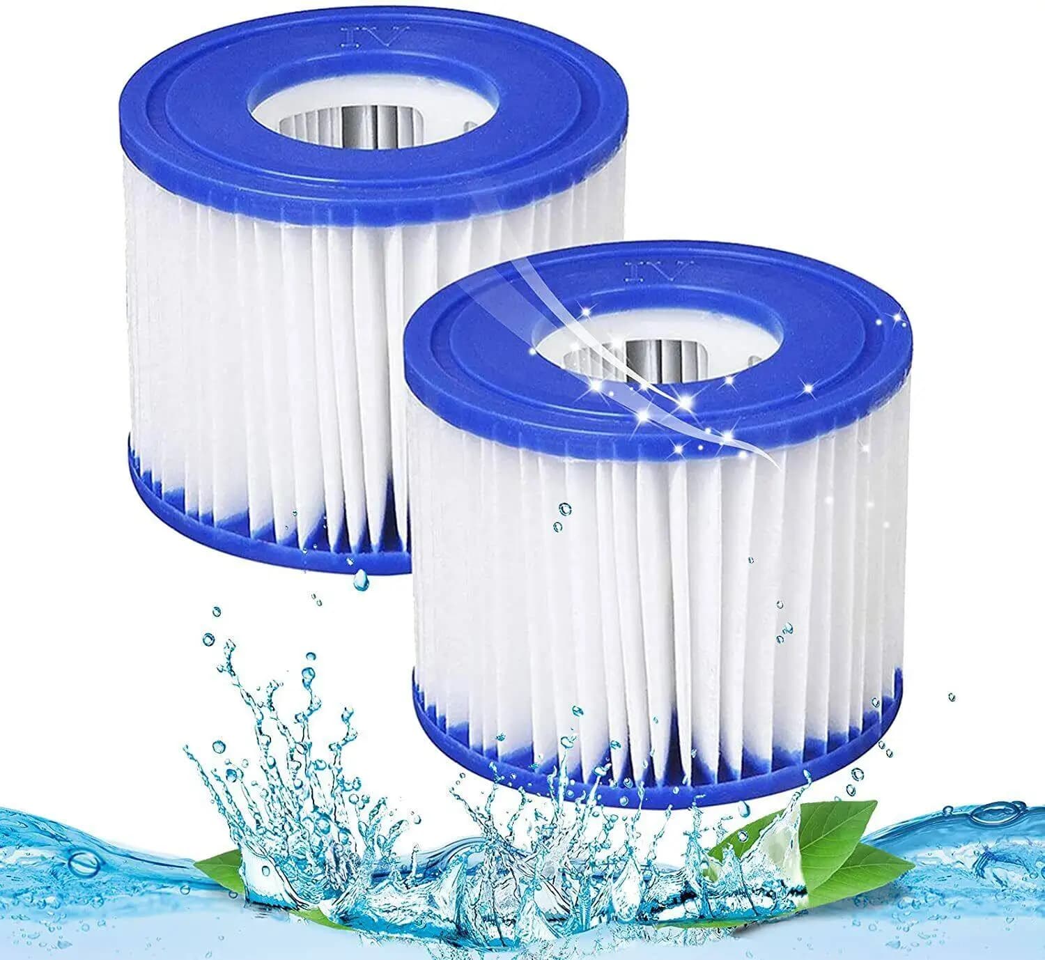 Filtri a cartuccia da 6 pezzi per piscine spa Lazy Lay-Z – Set di strumenti per la pulizia della spa dei vasche idromassaggio del giardino esterno di Miami Vegas Monaco VI