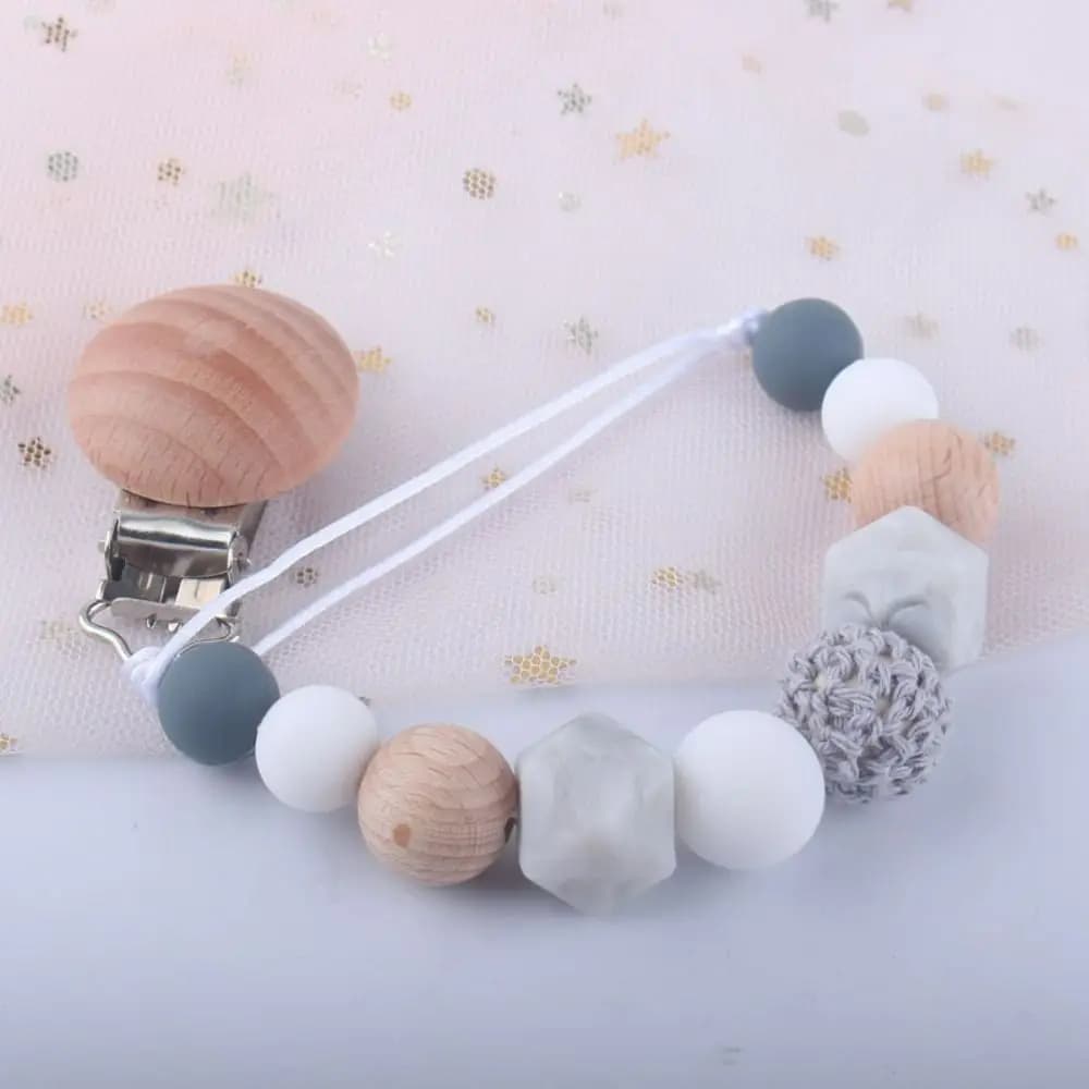 Clip per supporto Bambino per bambini Porta succhietto Clip per ciuccio Massaggiagengive per bambini Cinghie per giocattoli Catena per ciuccio per bambini Clip per porta ciuccio