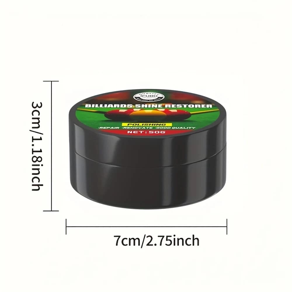 Olio per la manutenzione delle palline da biliardo - Cera lucidante per la cura dei tavoli da biliardo, smalto lucido per biliardo, adatto per stecche da biliardo e a nove palline,