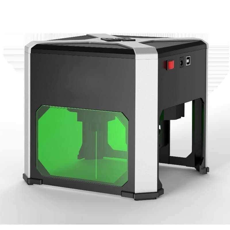 Laser Engraver K6 3000mW, Table Engraving Machine for Wood, Bamboo, Paper, Foods, Leather