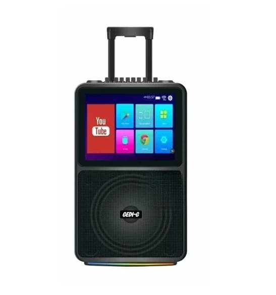 Nuovo Modello con Schermo, Altoparlante Karaoke, Portatile Wireless, Alta Potenza, Bassi Profondi, Sistema All-in-One per Casa, Altoparlante Bluetooth