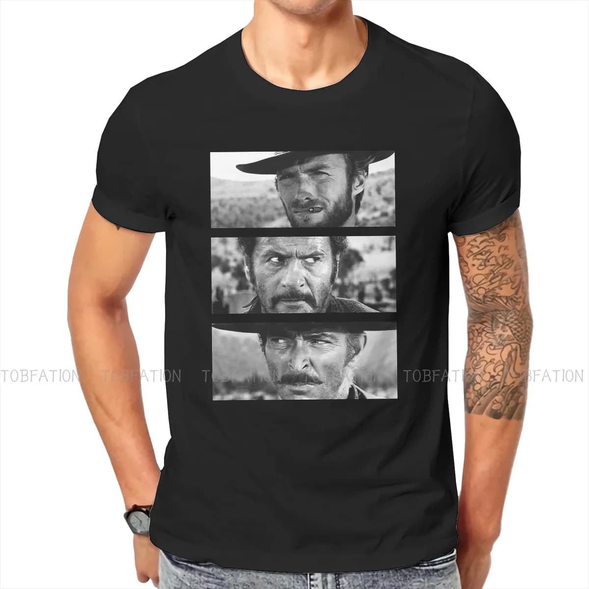 S-5XLRed Dead Adventure Game Clint Eastwood Western Classic Teenager Gothic High Quality Tshirt Loose Crewneck Men Clothes