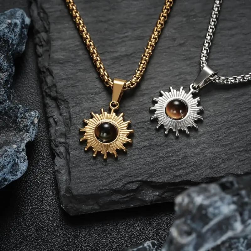 Semplice collana a catena in acciaio inossidabile Hip Hop geometrica girocollo con ciondolo girocollo gioielli da uomo