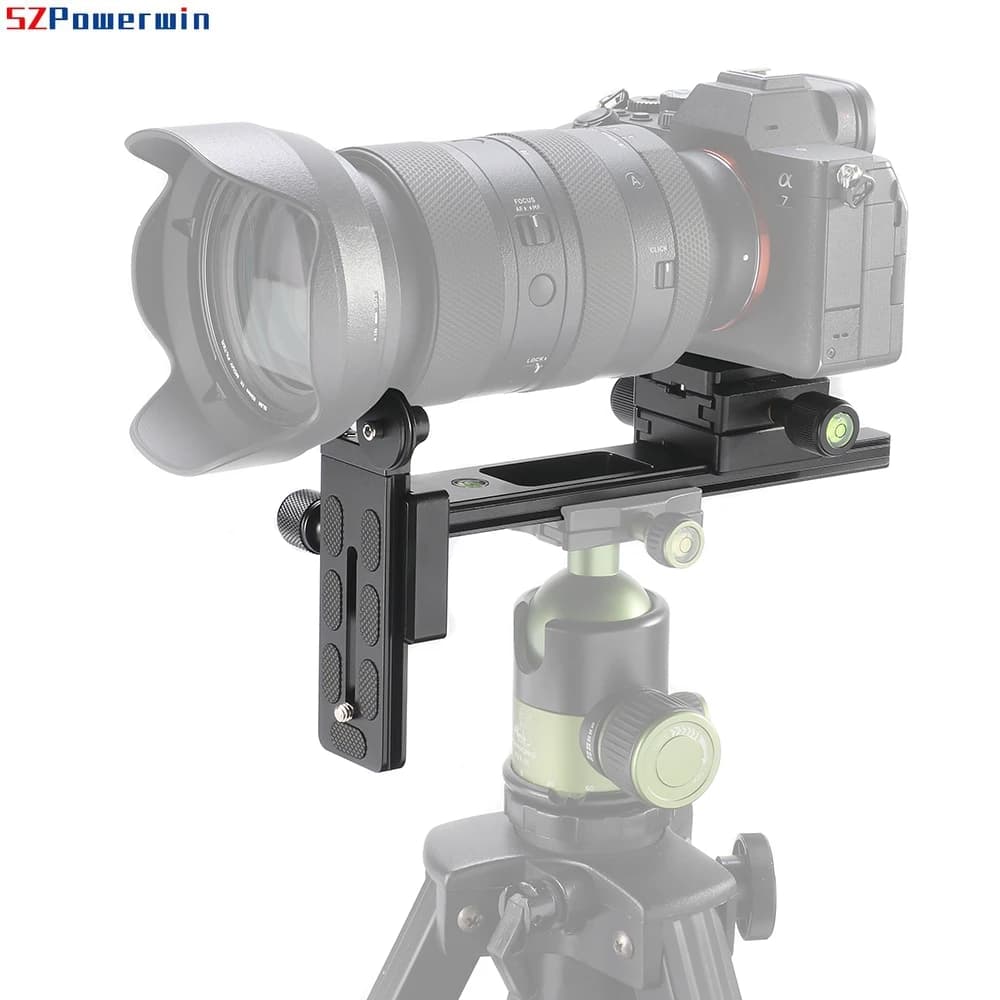 Tripod Mount with Extended QR Plate, Stabilizer for Telephoto Lens, Photography Long Lens Support Bracket for DSLR/Mirrorless