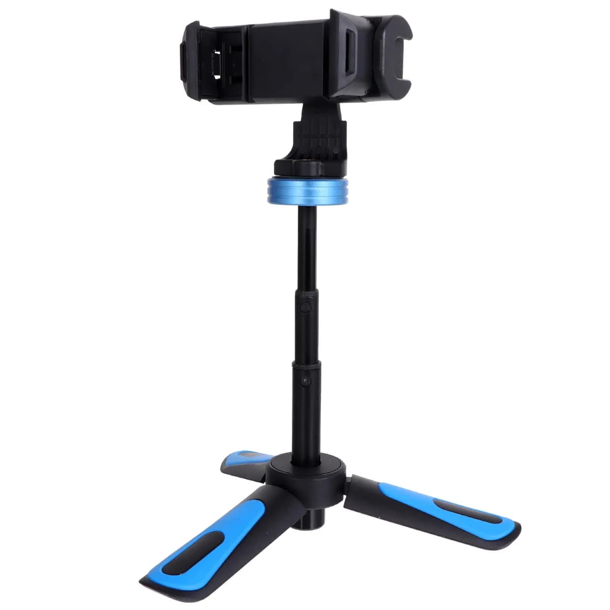 1 Pezzo Treppiede per Selfie Retrattile e Pieghevole, Supporto per Telefono con Rotazione a 360°, Mini Supporto da Tavolo per Streaming Live