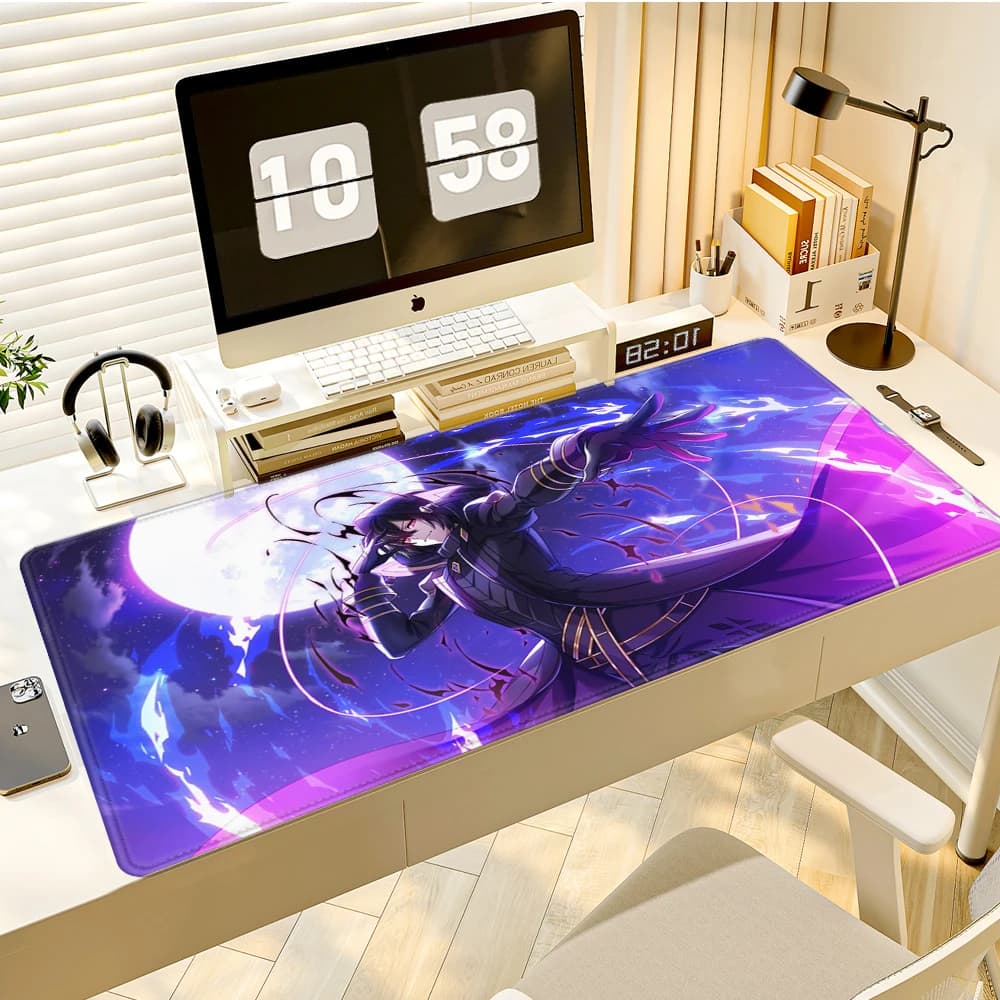 Tappetino per mouse The Eminence In Shadow Anime, tappetino da scrivania con pad, accessori da gaming, tappetino XXL per tastiera Prime Gaming, tappetino con bordi cuciti