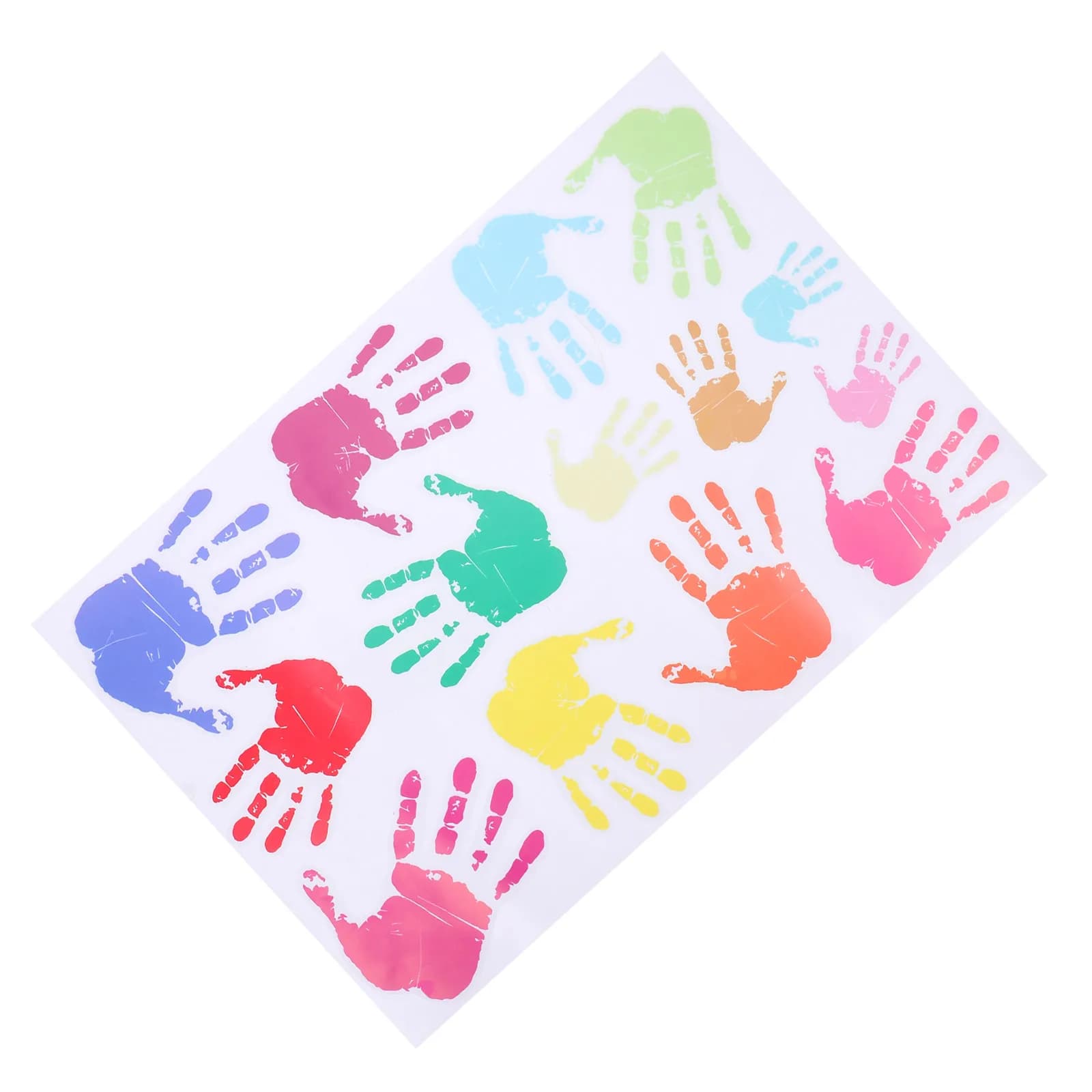 H print H print Wall Decals PVC Nursery Decor Room Cartoon H print Pvc Sticker Watercolor Palm Print Wallpapers