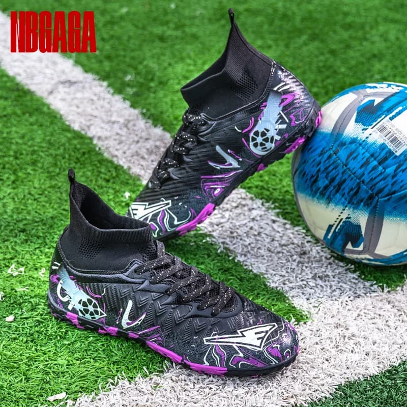 Men's Comfortable and High Quality Football Shoes with Boys' Long Heels - Durable Design