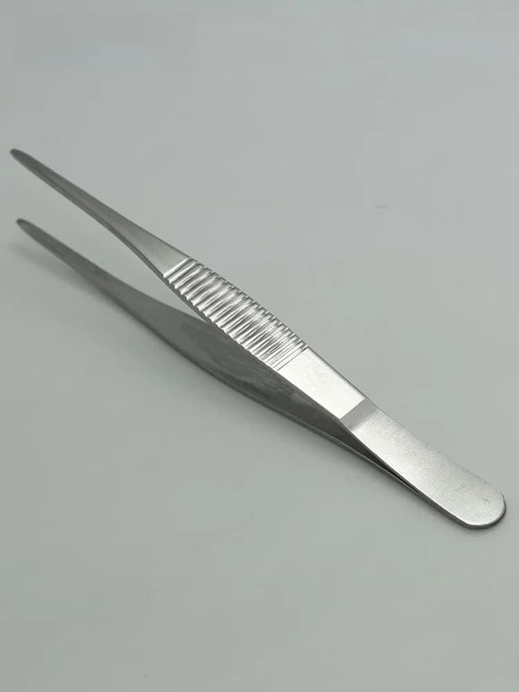 Pinze mediche per la manipolazione di bende e tamponi di cotone, strumento essenziale per kit di pronto soccorso e cura delle ferite, 25 cm.