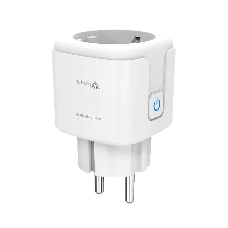 My Home Tuya Matter Smart Plug Outlet 16A With Metering EU Plug
