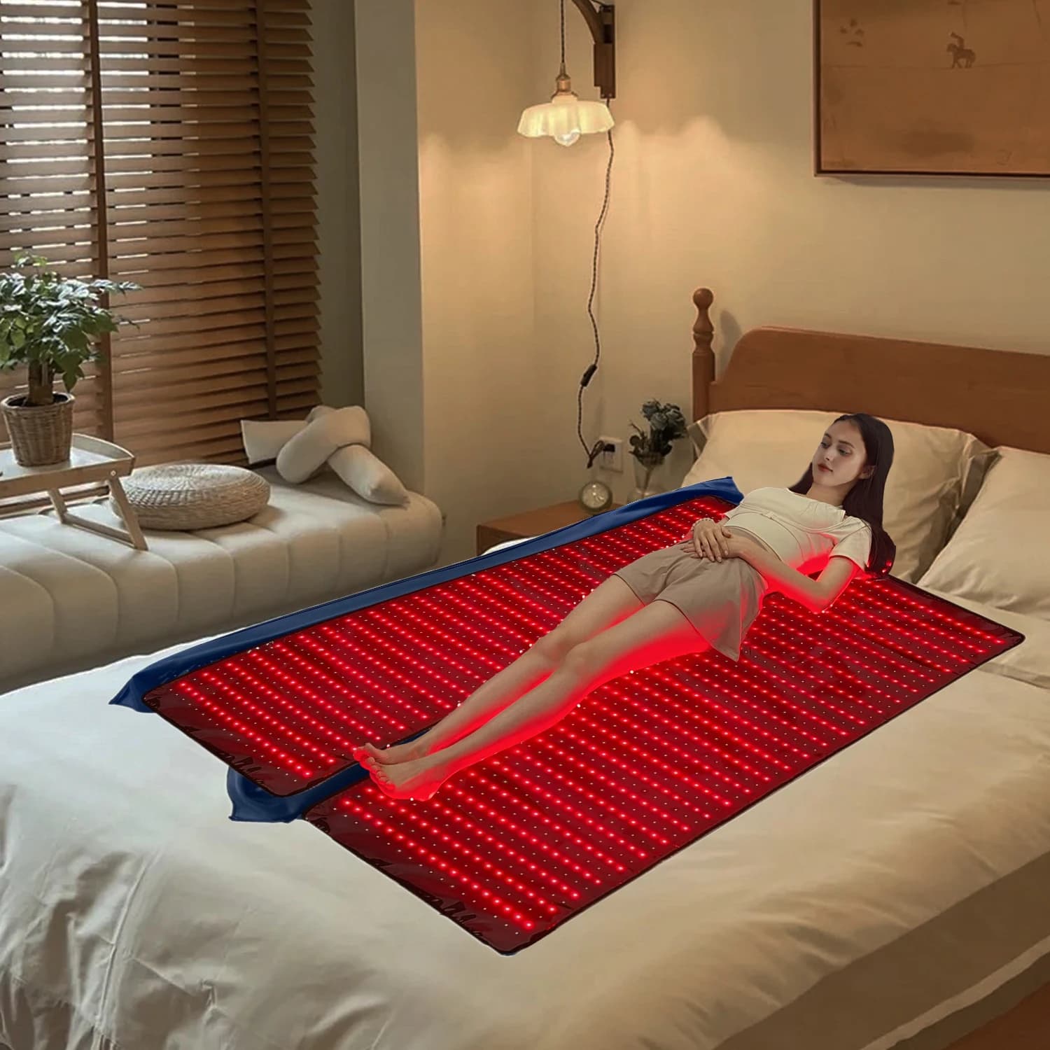 Nuovo sacco a pelo per terapia a luce rossa a corpo intero personalizzato 2026 con 1800 LED a tre chip da 660nm e 850nm per terapia a luce rossa e infrarossi