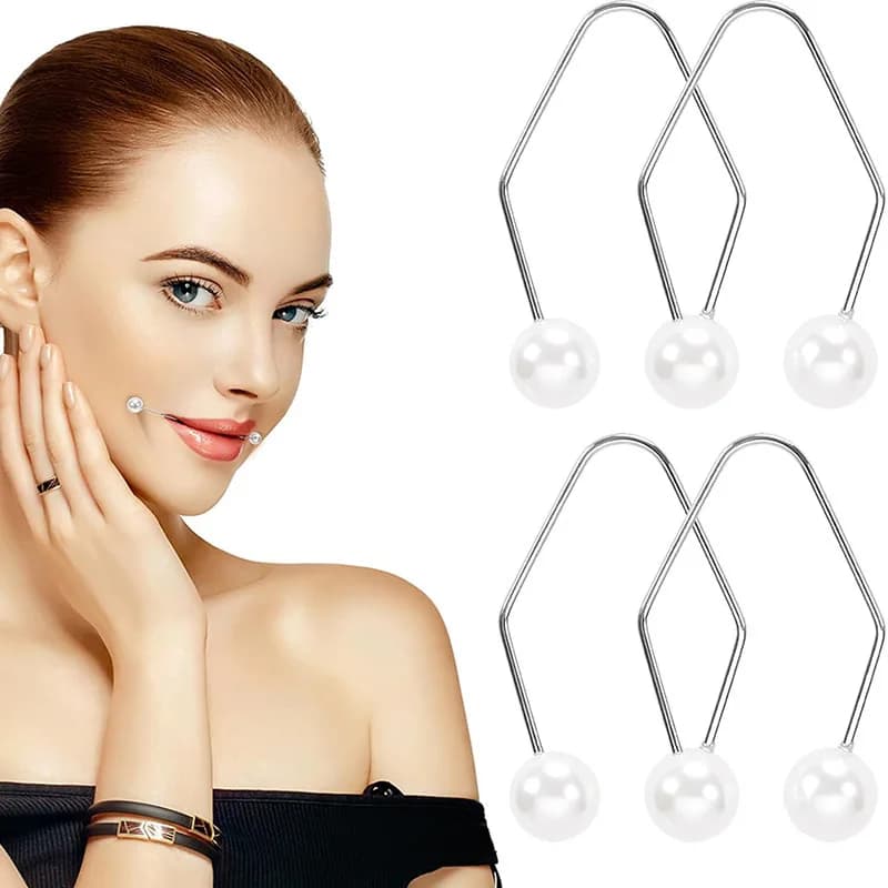 Creatore di fossette Allenatore di fossette facciali senza sforzo Facile da indossare Strumenti di bellezza facciale per potenziare il sorriso naturale per un look affascinante
