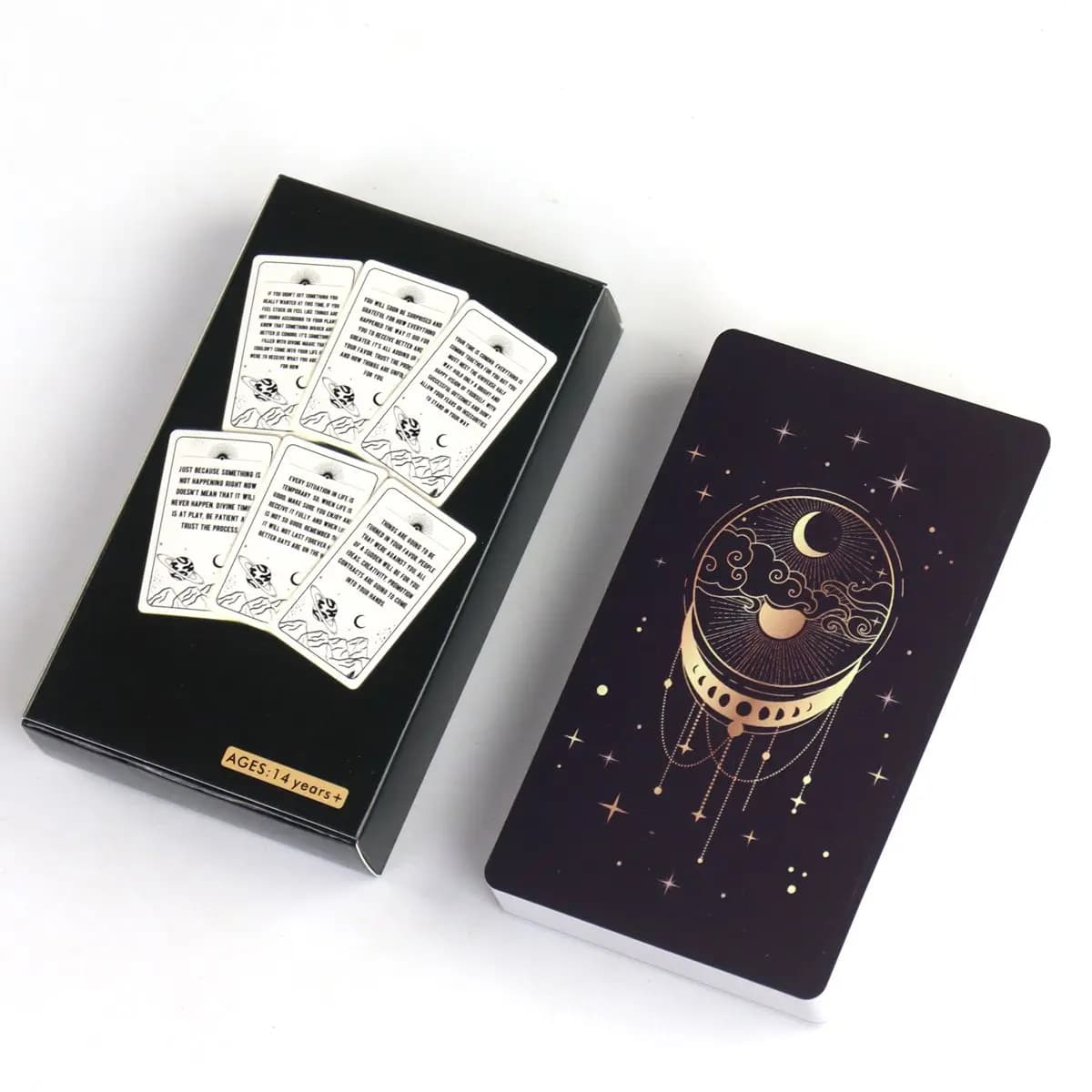 Messaggi dell'Universo Mazzo Oracle con guida dai tuoi guide per letture generali 10,3 * 6 cm 54 carte Oracle