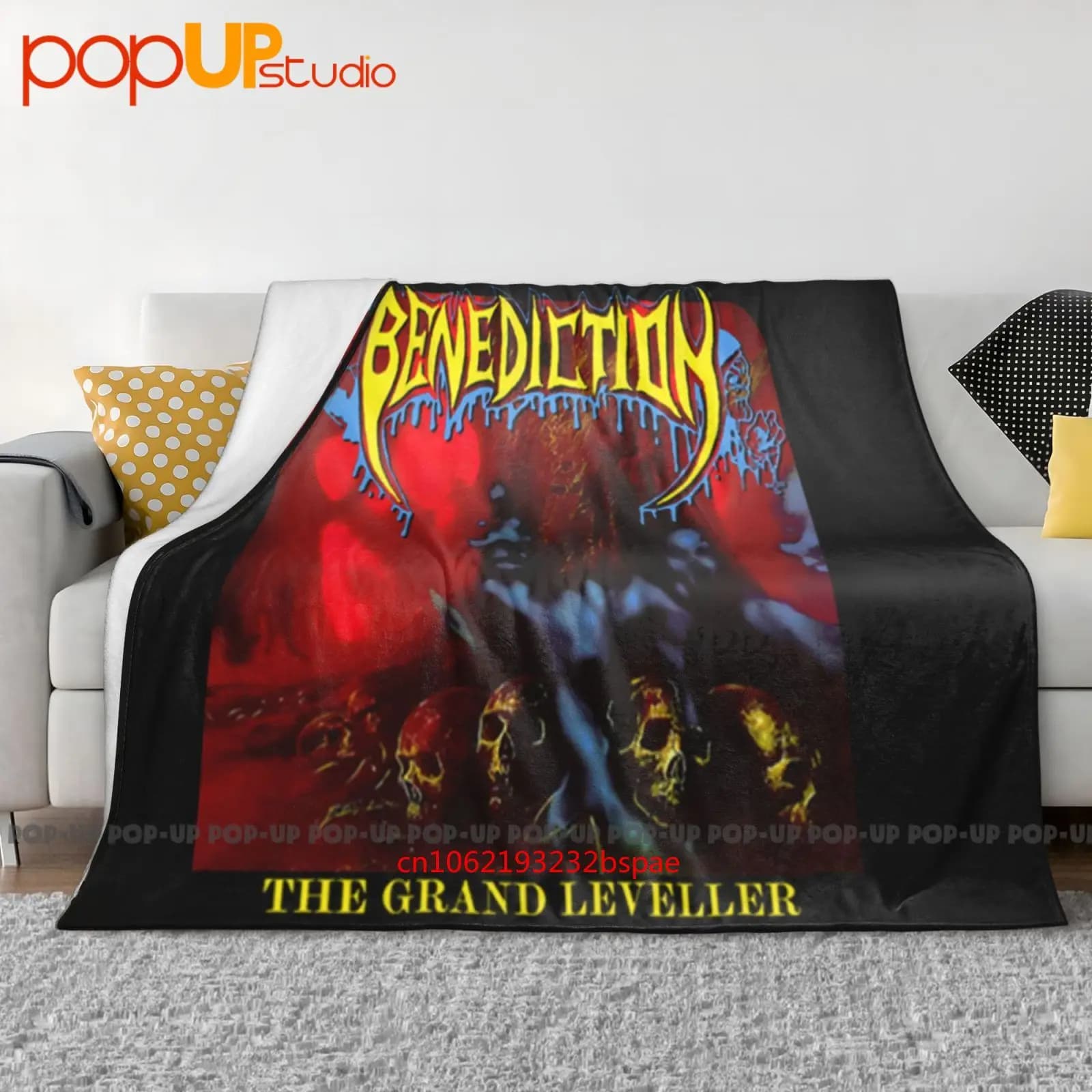 Benediction The Grand Liveller Death Metal Coperta ultra morbida Trapunta Copridivano invernale Copriletto